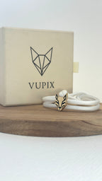 Bracelet  VUPIX Blanc & Dorée - Aurora