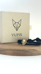 Bracelet VUPIX Noir & Doré - Solaris