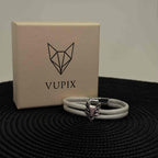 Bracelet VUPIX Blanc & Argenté - Nébula fermoir