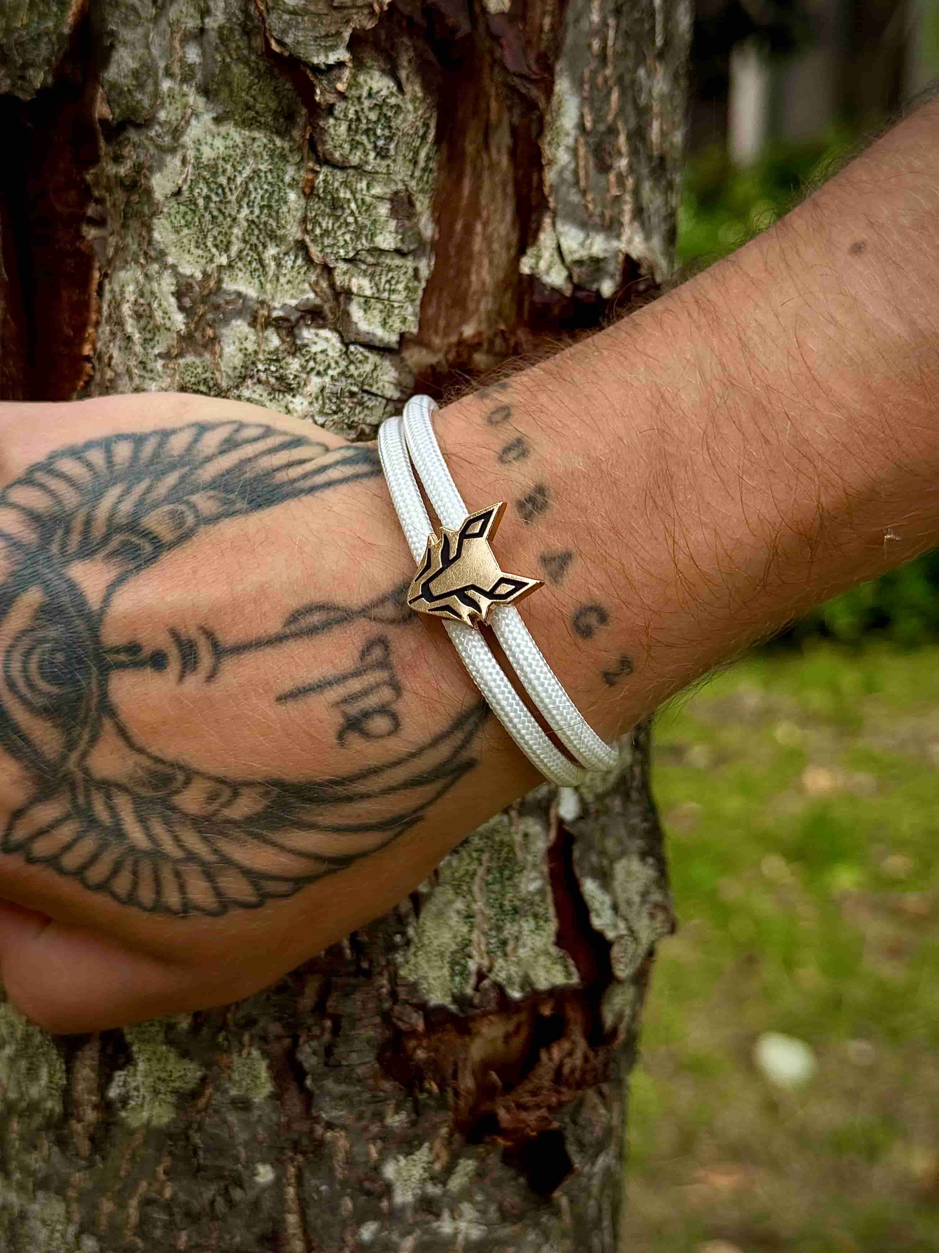 Bracelet  VUPIX Blanc & Dorée - Aurora