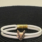 Bracelet  VUPIX Blanc & Dorée - Aurora fermoir