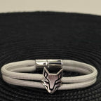 Bracelet VUPIX Blanc & Argenté - Nébula fermoir