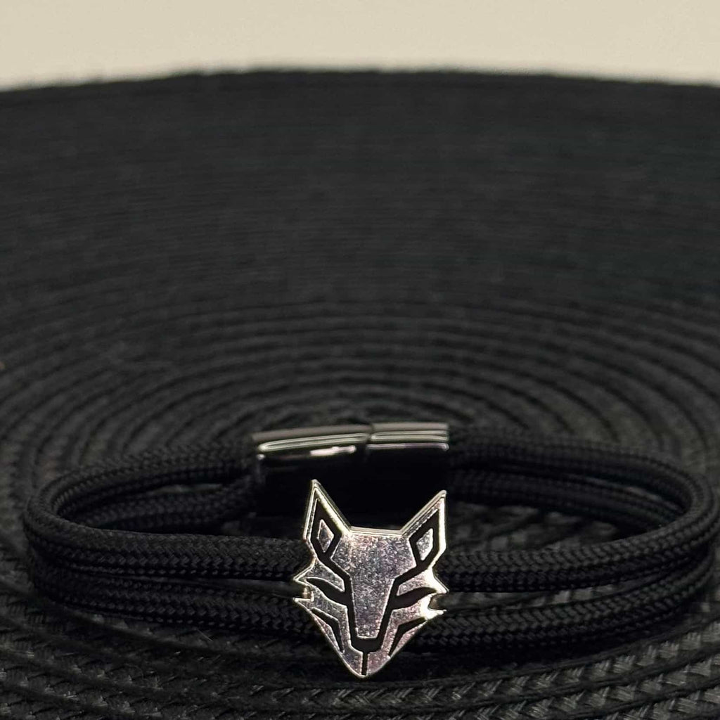 Bracelet VUPIX Noir & Argenté - Eclypse fermoir