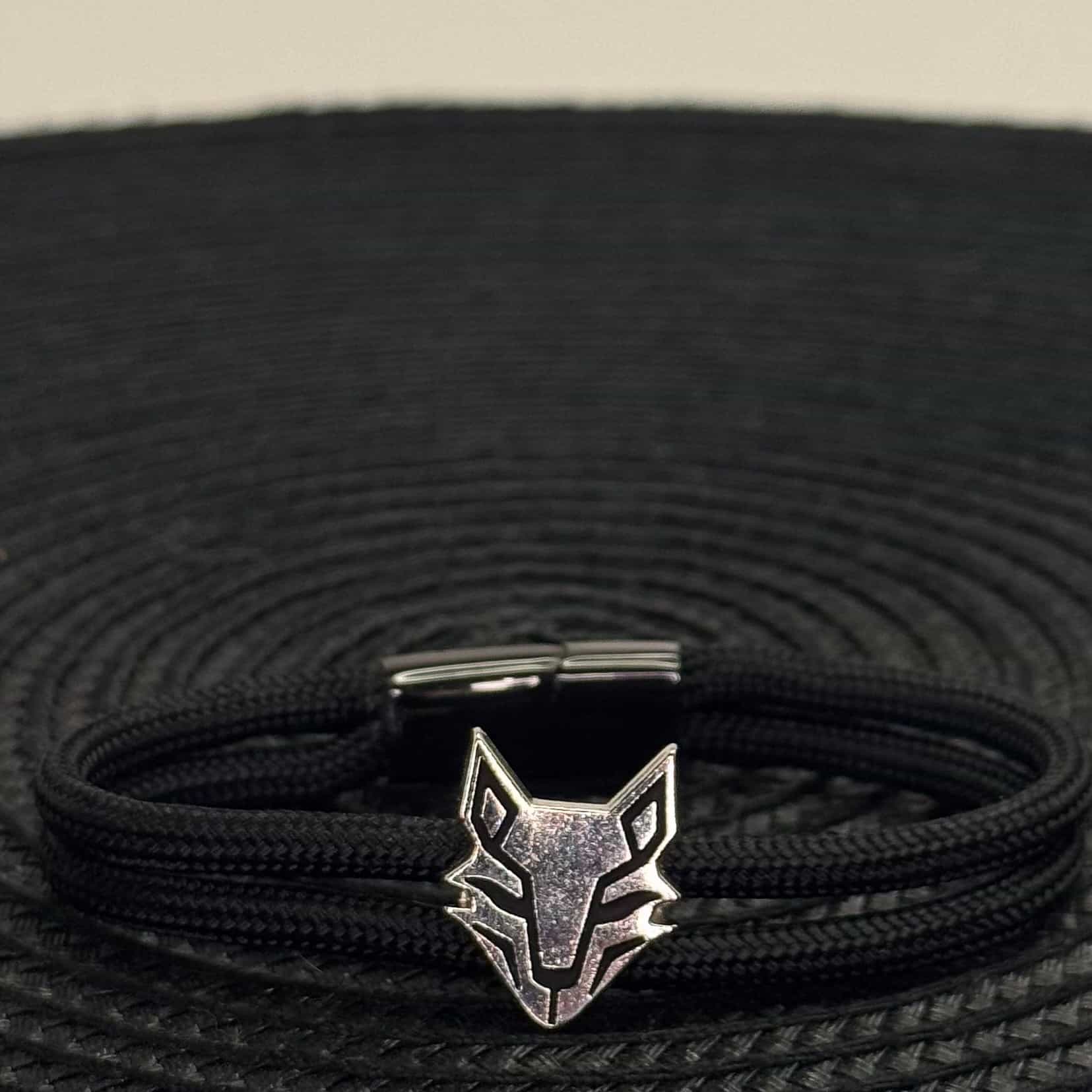 Bracelet VUPIX Noir & Argenté - Eclypse fermoir